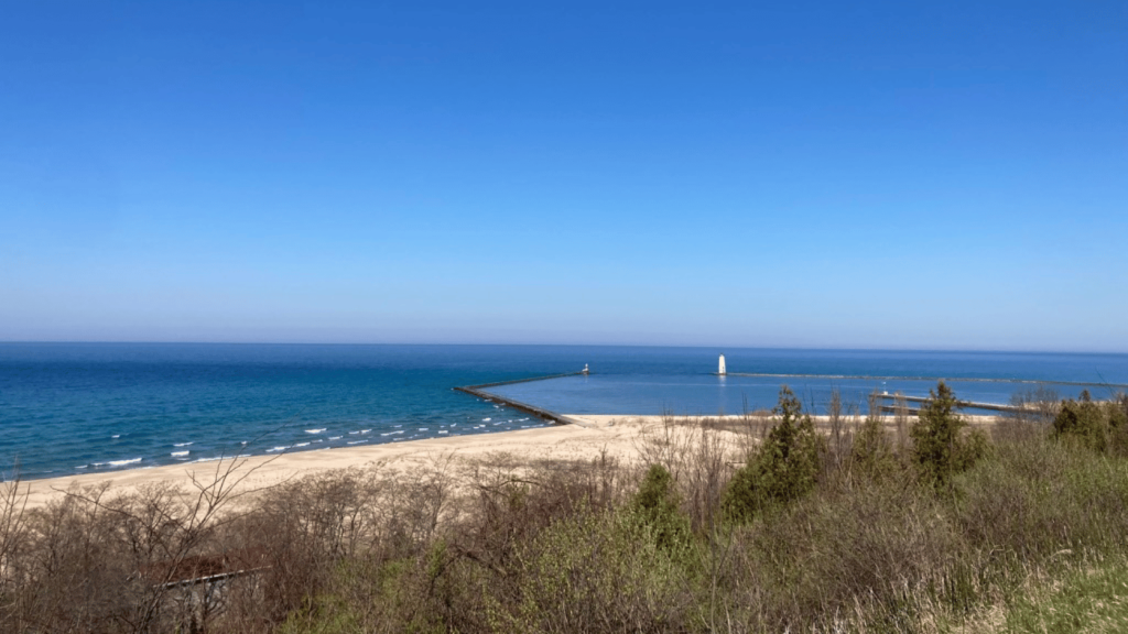 Things To Do in Frankfort Michigan - Enjoy the Views from Elberta Bluff