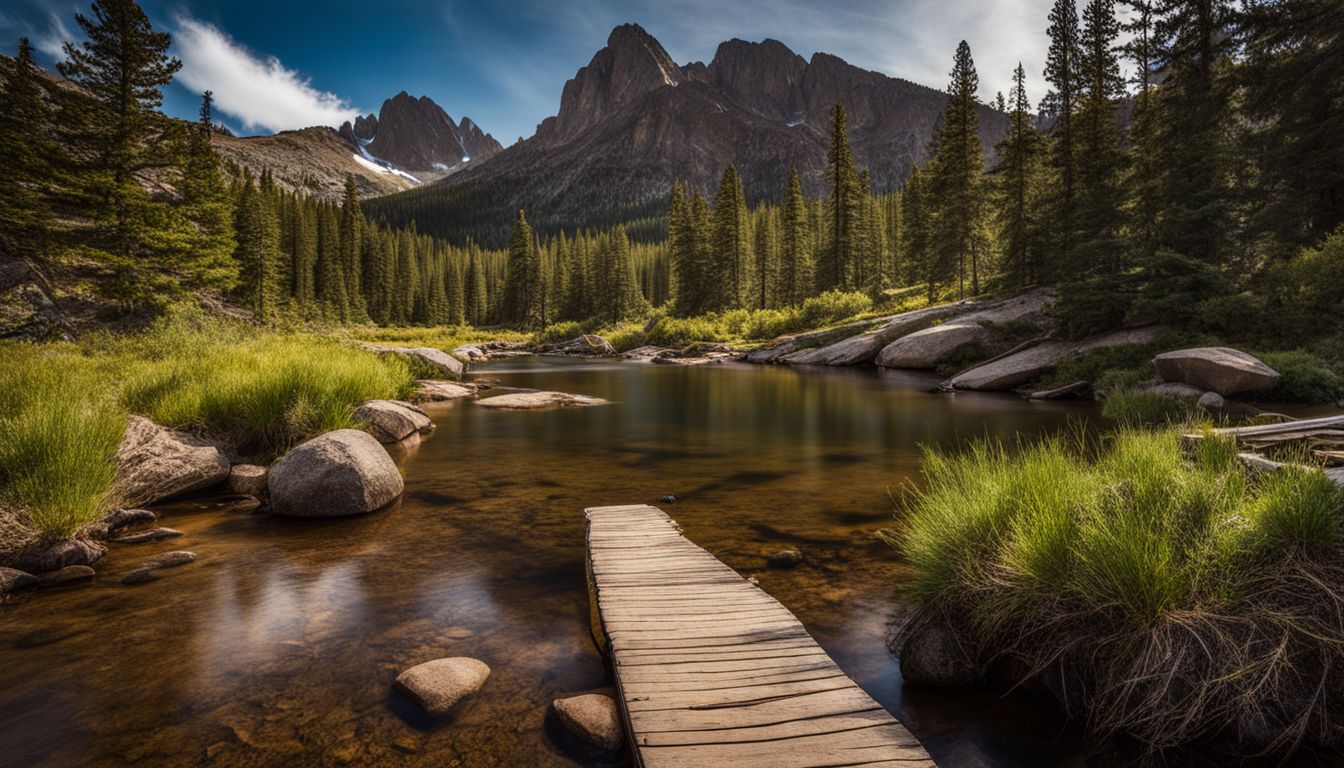Things To Do In Steamboat Springs Colorado - A serene hiking trail through Rocky Mountain National Park, featuring a bustling atmosphere and captivating landscape.