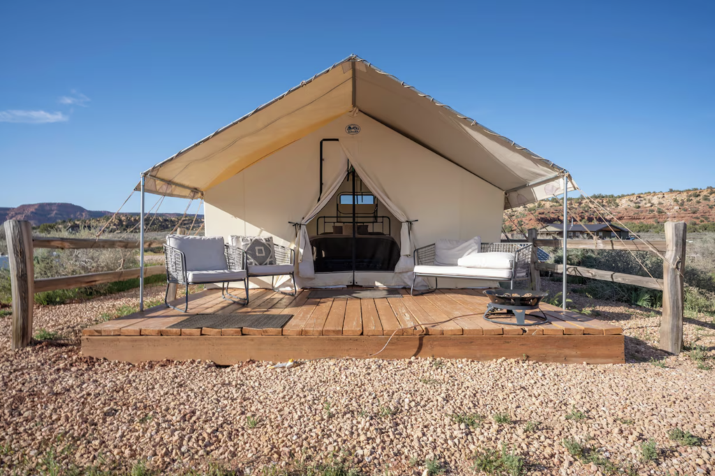 Unique tent at Basecamp 37°