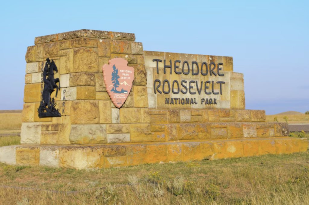 Theodore Roosevelt National Park Sign