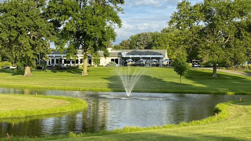 View of the Lakeside Golf Club course