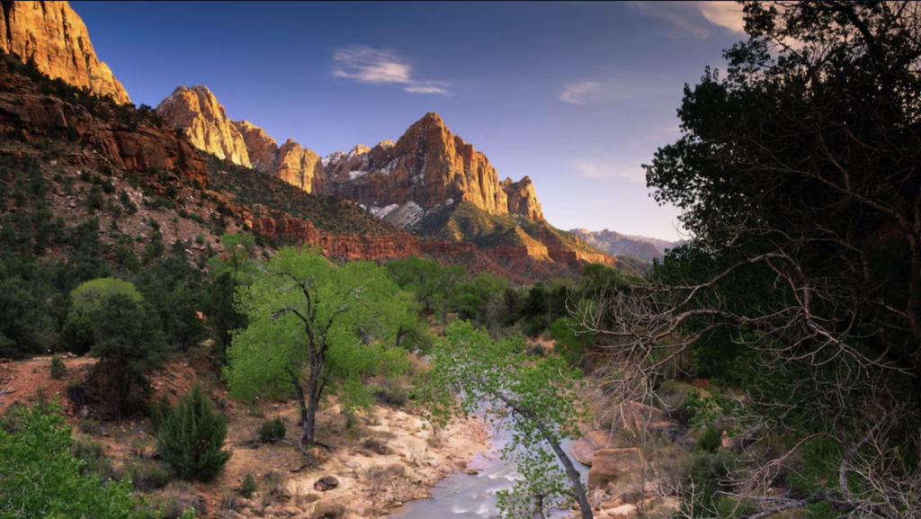 Panorama of Zion National Park