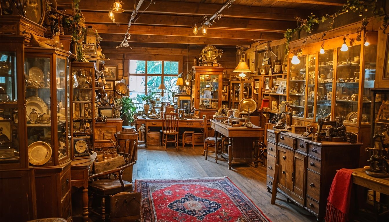 Things To Do In Lindstrom MN - An antique shop in Lindstrom's Antique Mall filled with historical artifacts and unique collectibles.